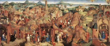  christ painting - Advent and Triumph of Christ 1480 religious Hans Memling